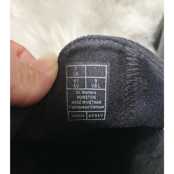 DR MARTENS Hurston Chelsea Lug Sole Heel Leather Boots 9 Black - Picture 11 of 11